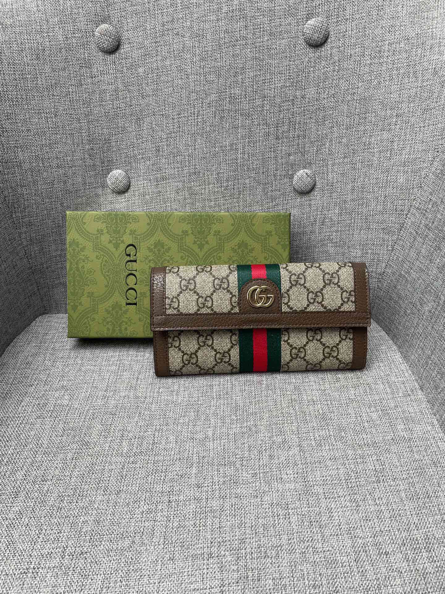 Ophidia GG Continental Wallet 523153 XL08 19cm