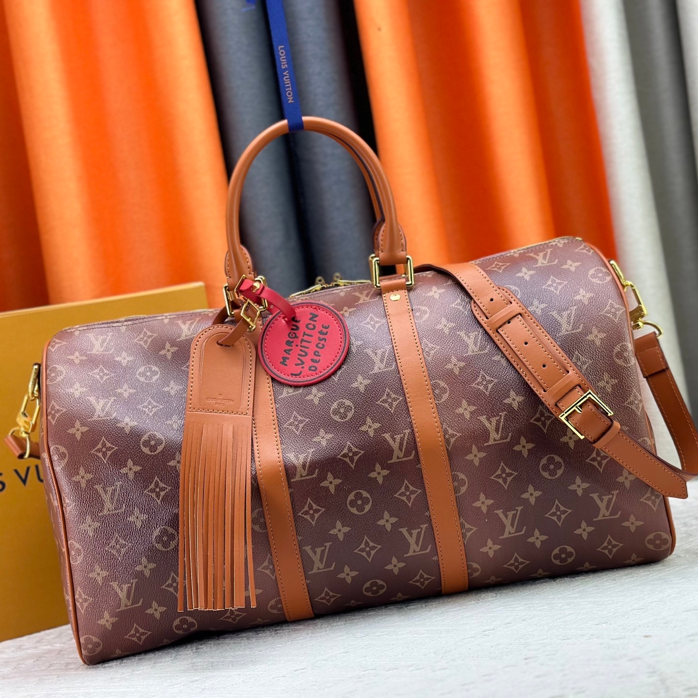 Louis Vuitton Keepall Bandoulière 50 travel bag