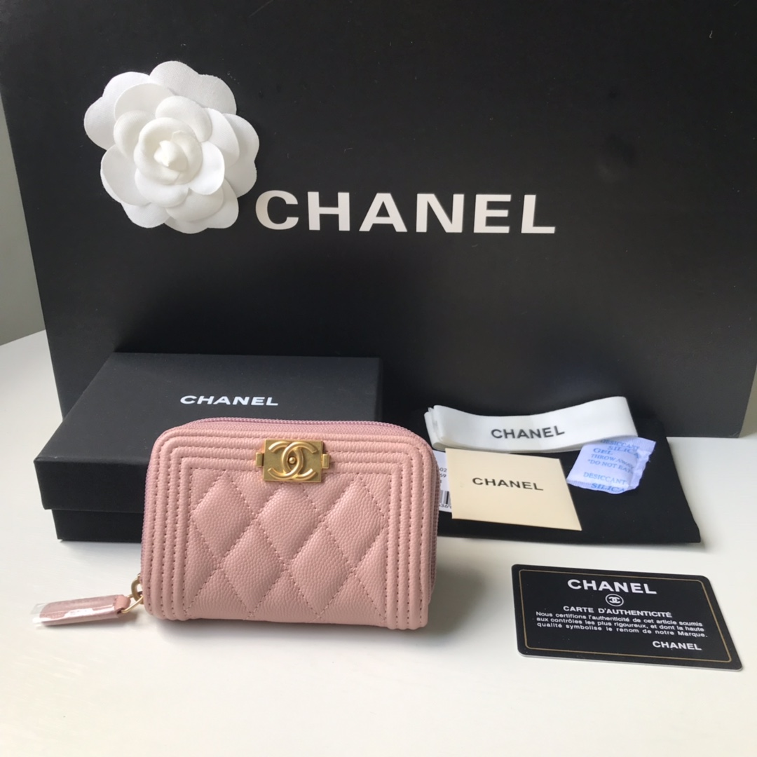 CHANEL BOY CHANEL ZIPPED COIN PURSE