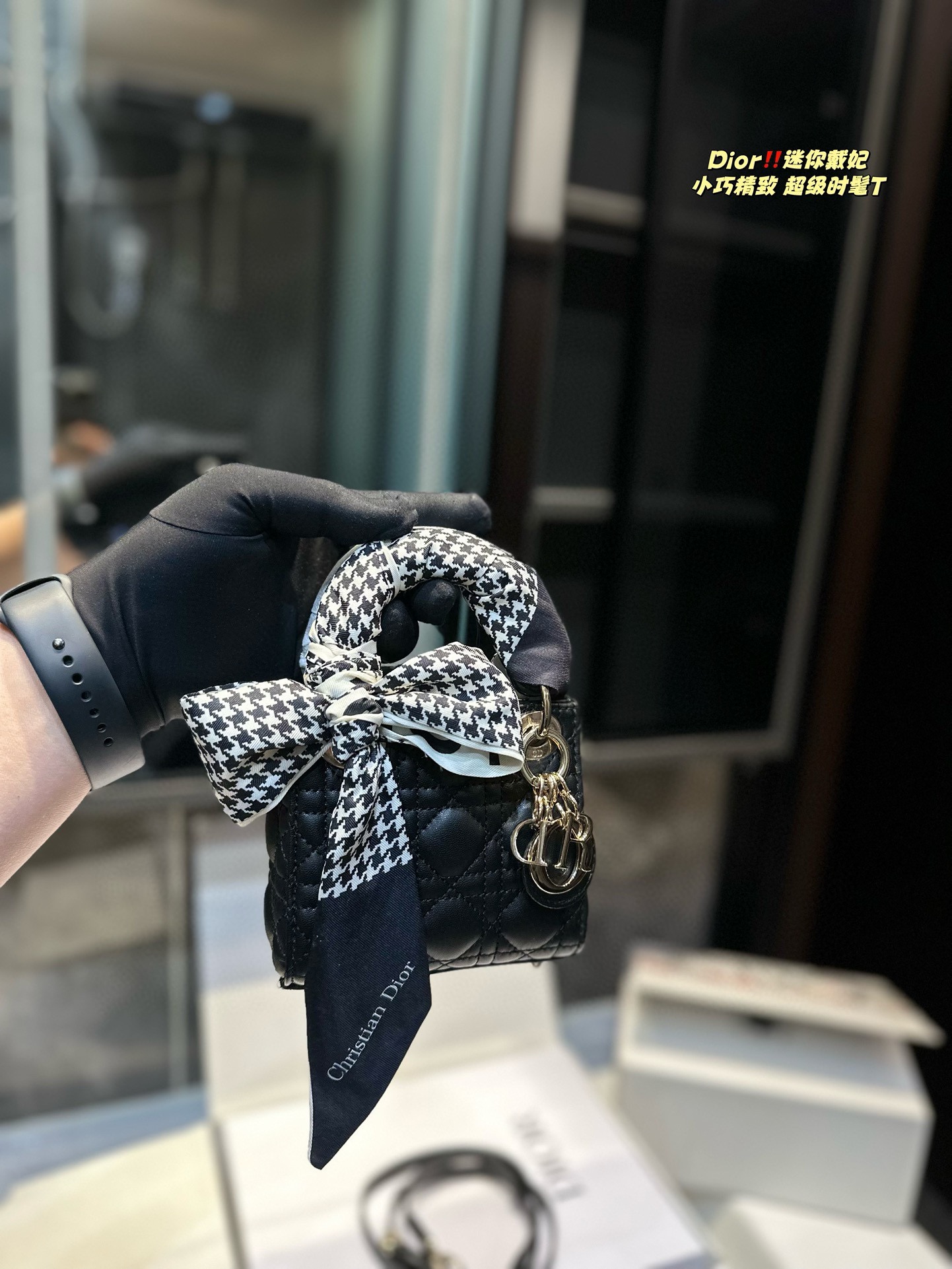 Dior Lady Dior Micro Bag 001 DB571 12cm