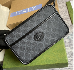 Gucci Classic Canvas Box Bag Handbag Shoulder Bag(Replica)