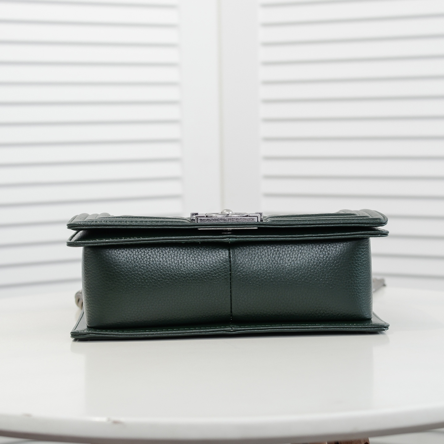 Chanel Leboy litchi or lychee pattern Shoulder Bag Handbag