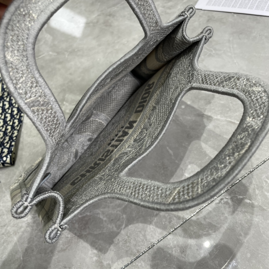 10A + top quality Mini Dior Book Tote 0175 XB041 23cm