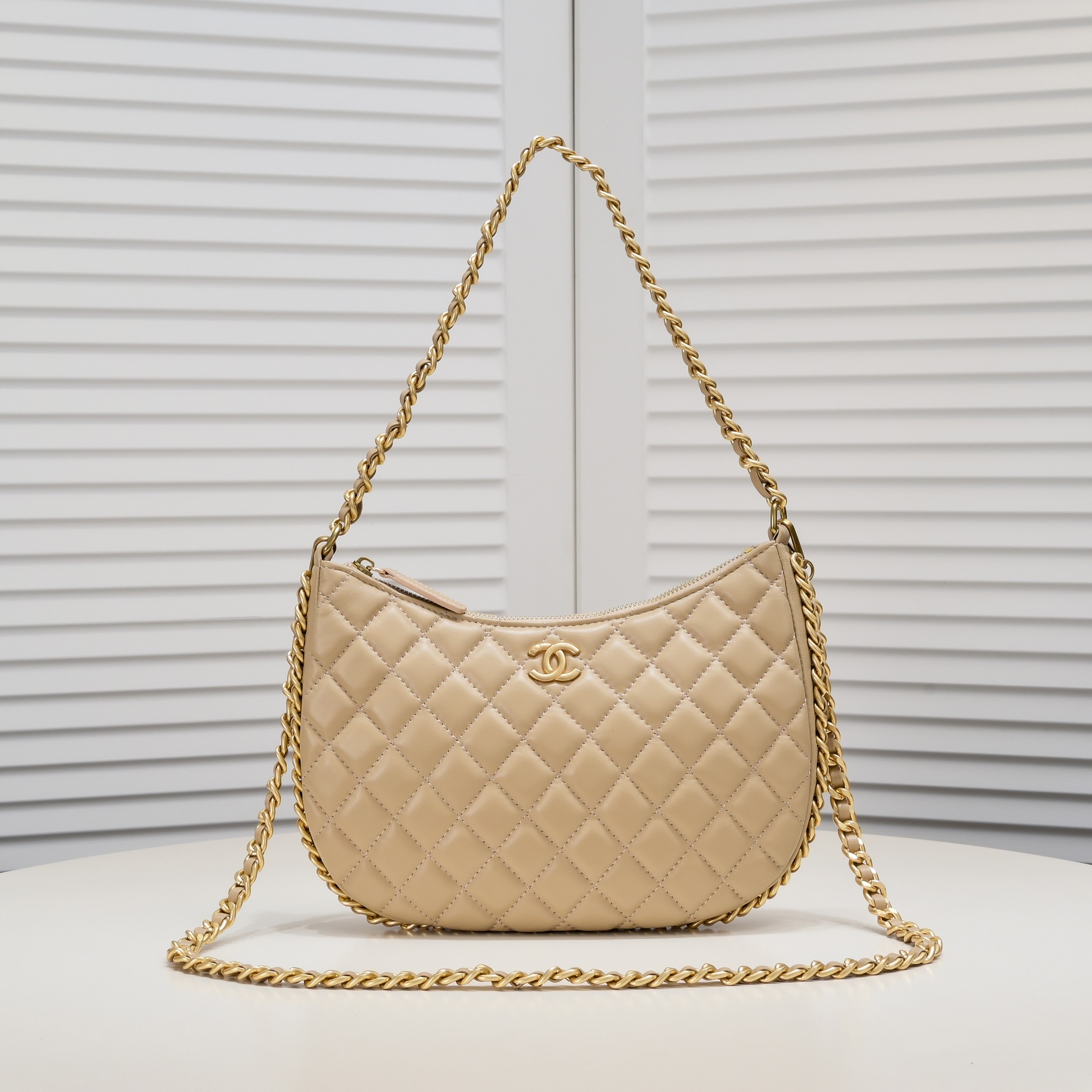 Chanel 23B Hobo Shoulder Bag Handbag