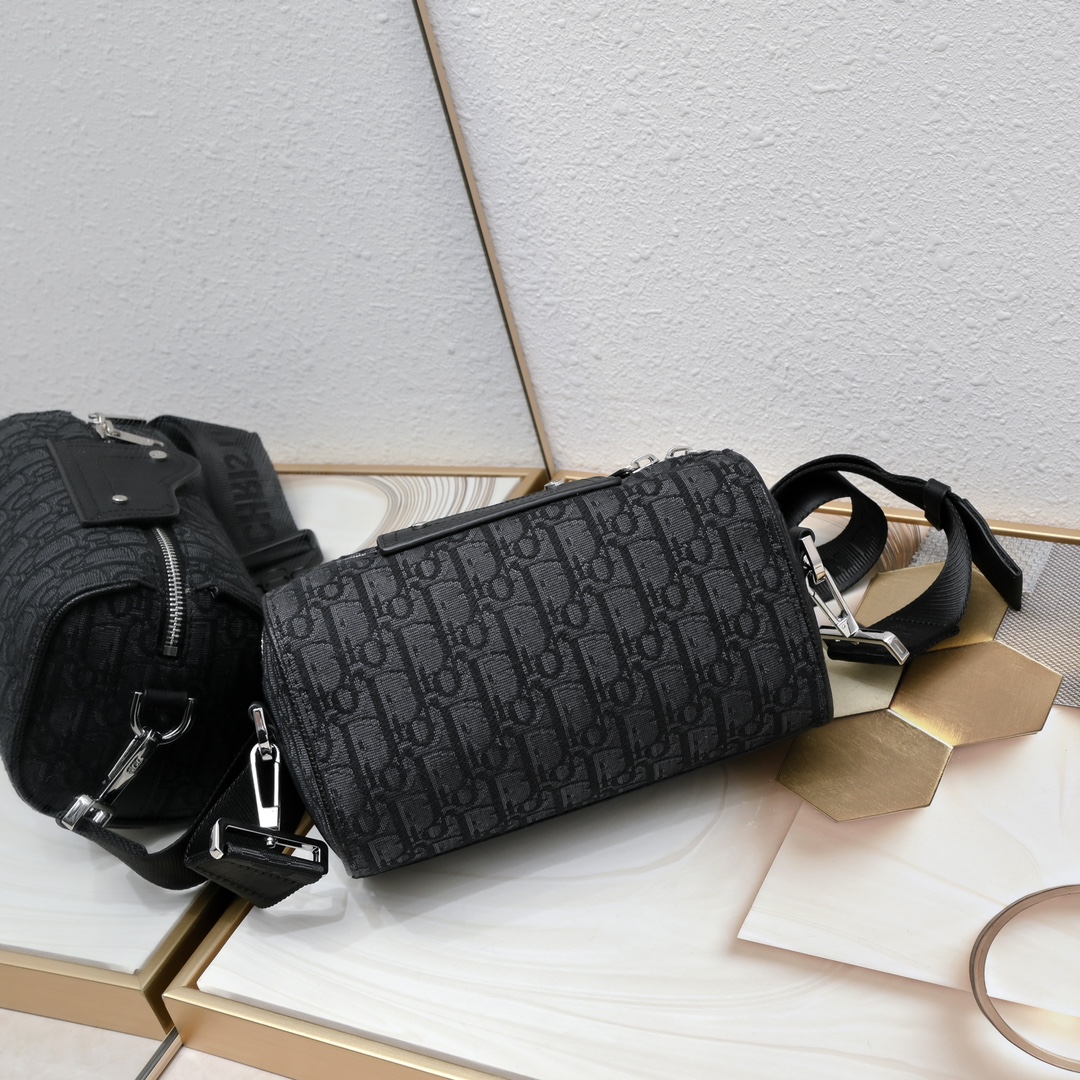 Dior Lingot Messenger Bag CD Diamond Shoulder Bag Handbag