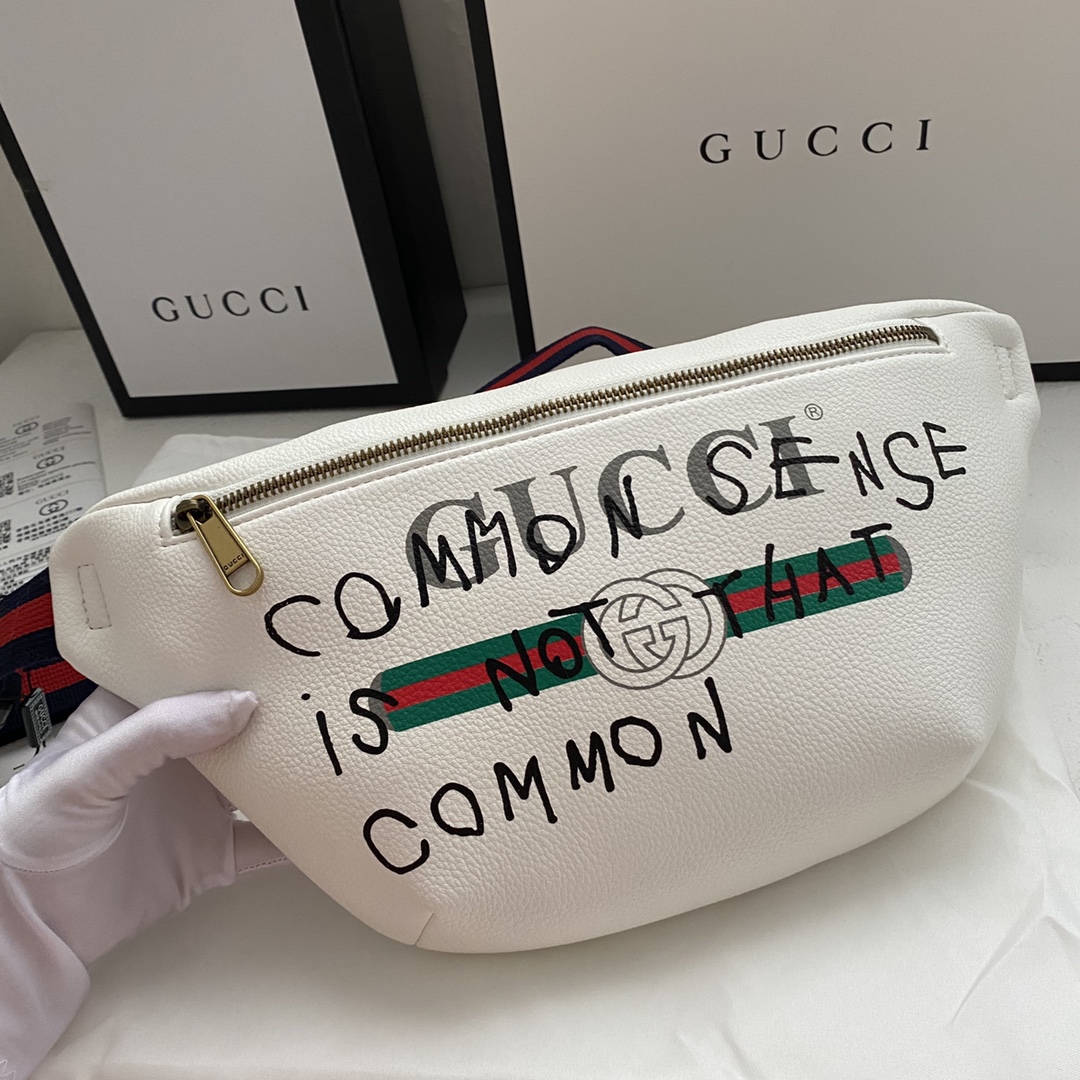 Gucci Leather Waist Bag Belt Bag (Replica)