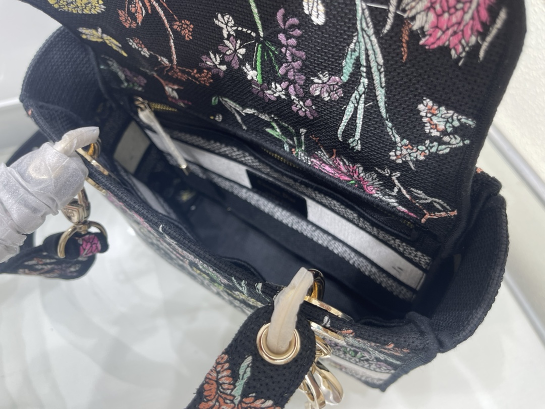 10A + top quality Dior Medium Lady D-Lite Bag 9920 LM003 24cm