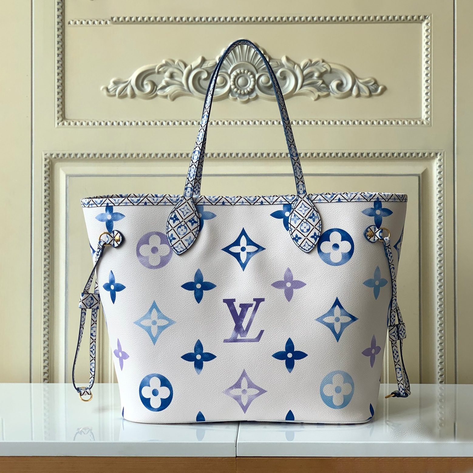 Louis Vuitton LV Neverfull MM-Decor Tote Bag Handbag(Replica)