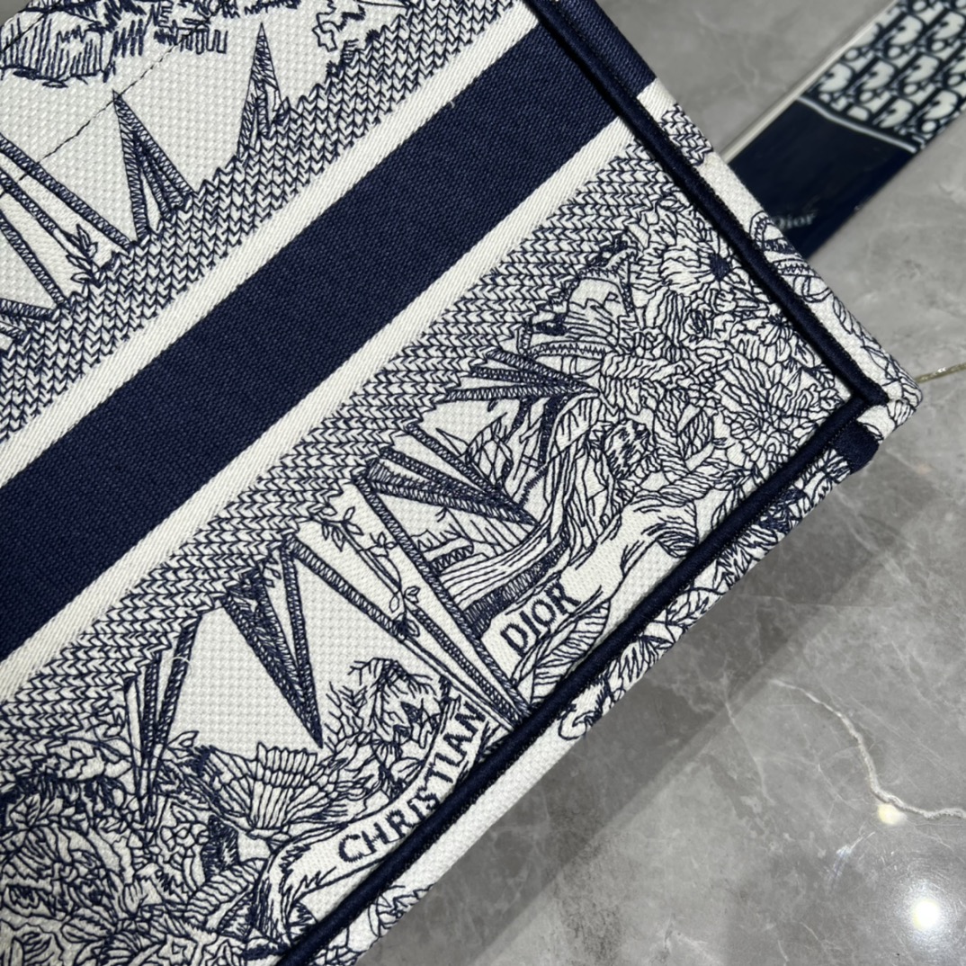 10A + top quality Small Dior Book Tote 0175 XB012 26cm