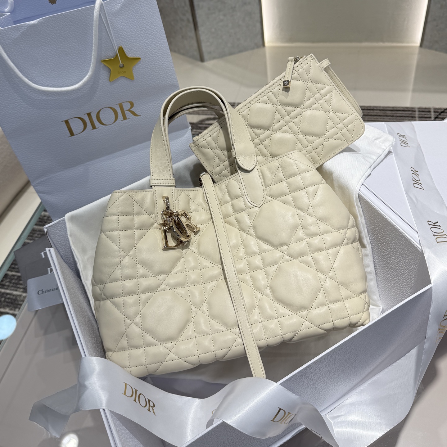 Dior Medium Dior Toujours Bag 5888 LM091 28cm
