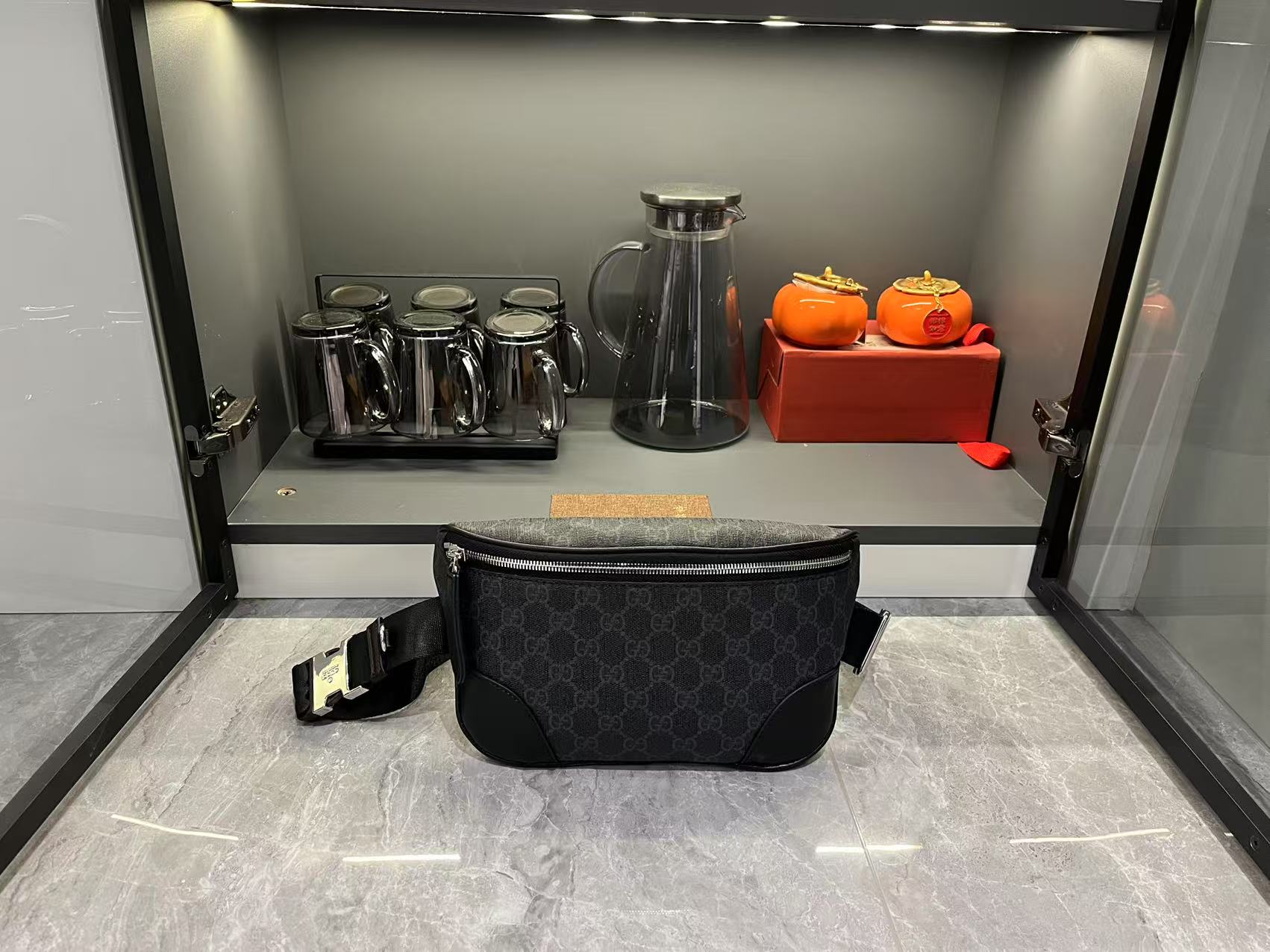 Gucci Emblem Fanny Pack 821162