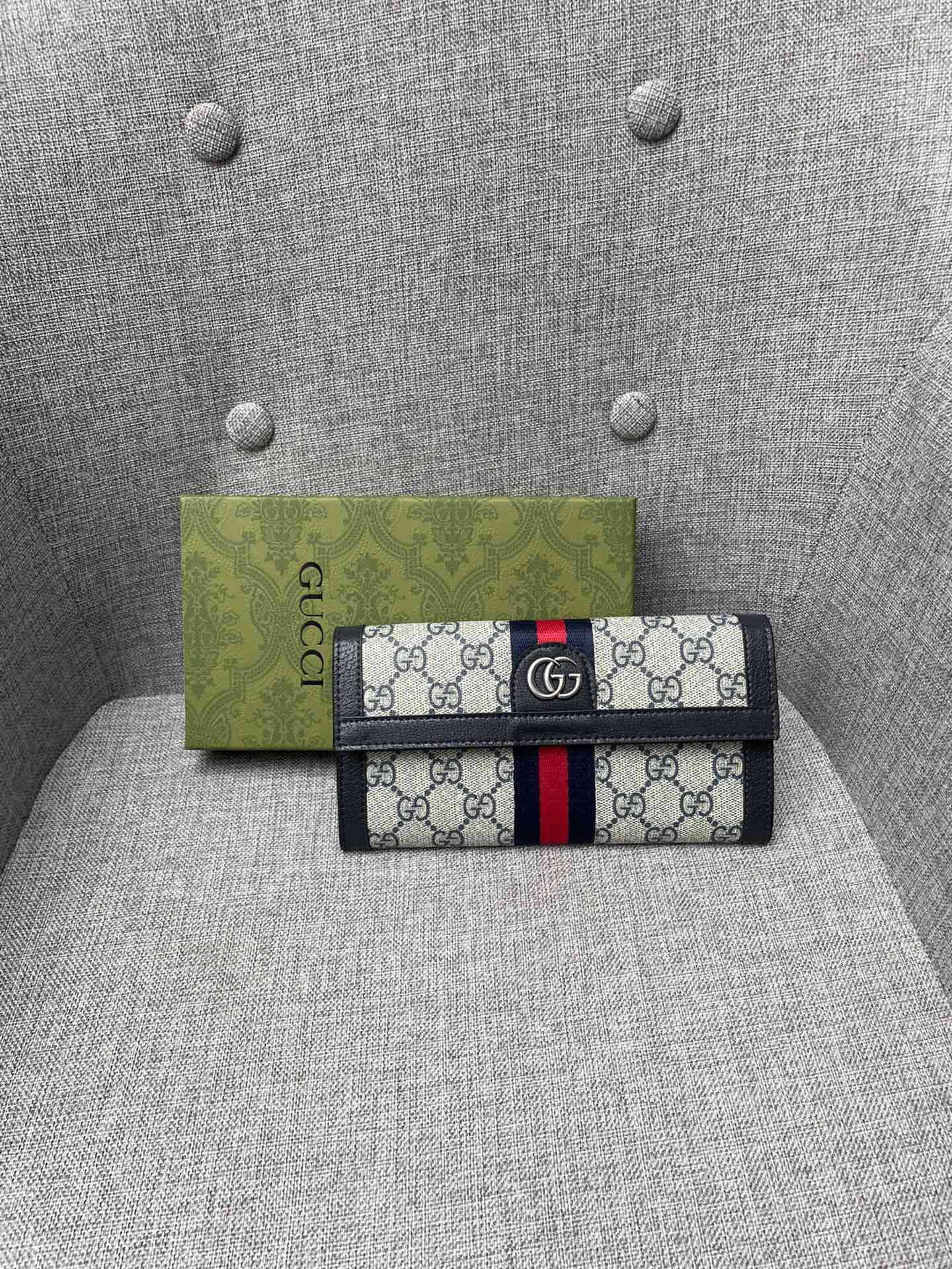 Ophidia GG Continental Wallet 523153 XL08 19cm