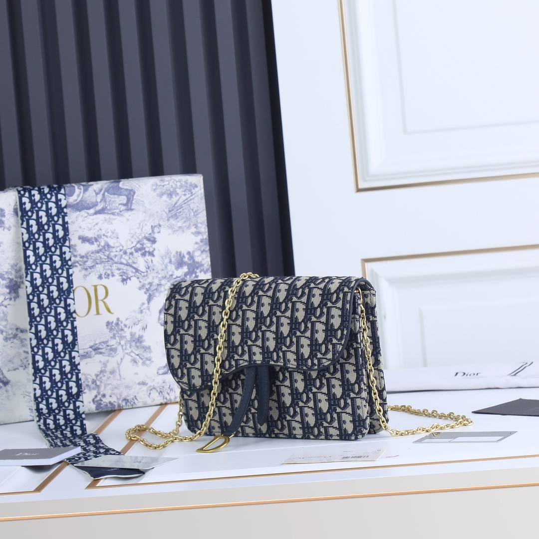 Dior Saddle Chain Bag 1010 LM031 22cm