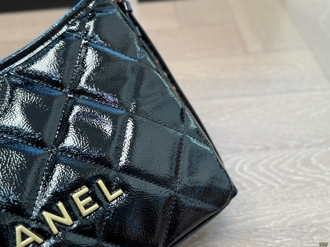 Chanel Shoulder Hobo Bag 039 DB051 28cm