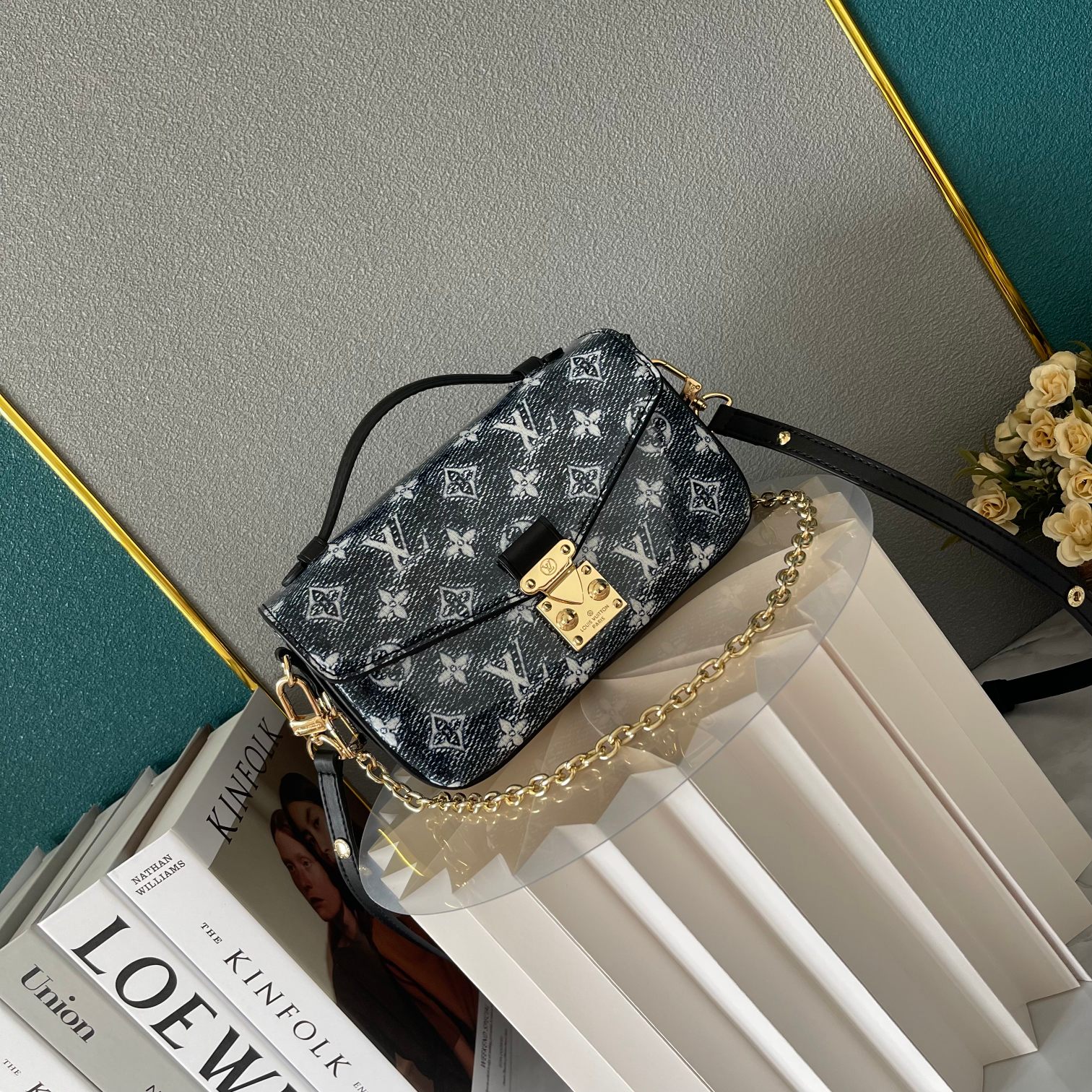 LV POCHETTE MÉTIS EAST WEST BAG M46279 LM031 21.5cm