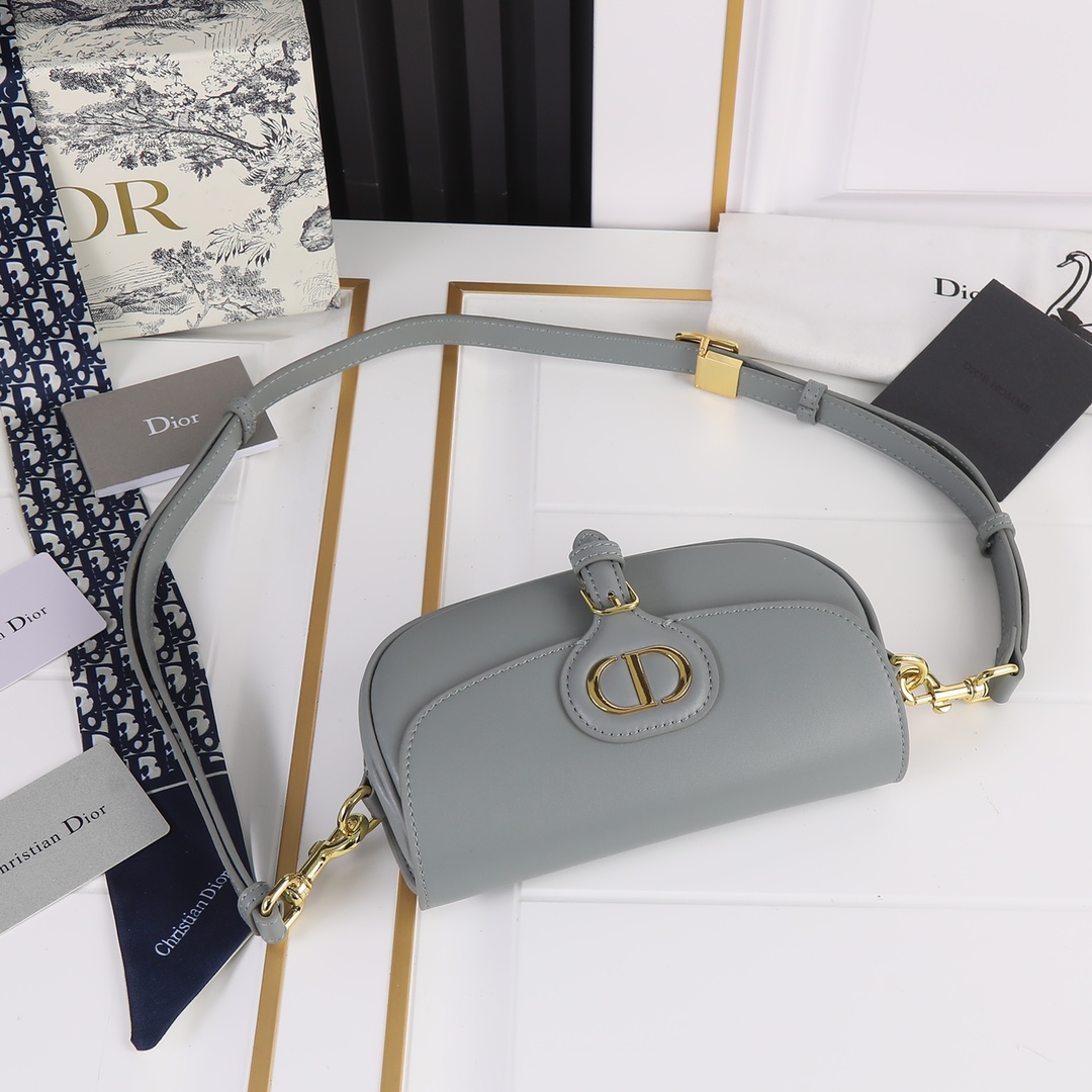 Dior Bobby East-West Bag Grey 2012 XM071 22cm