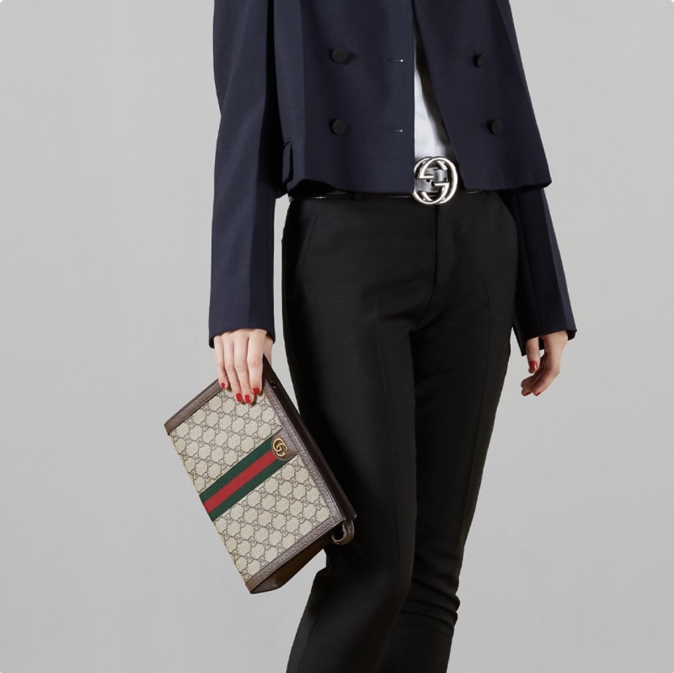 Gucci Unisex Handheld Wallet Bag Clutch Toiletry Bag （Replica）