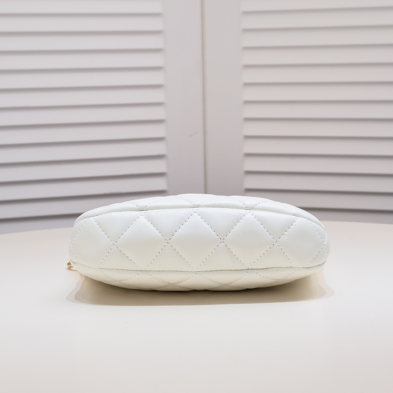 Chanel 23A Fringed Gold Chain Hobo Underarm Shoulder Bag Handbag