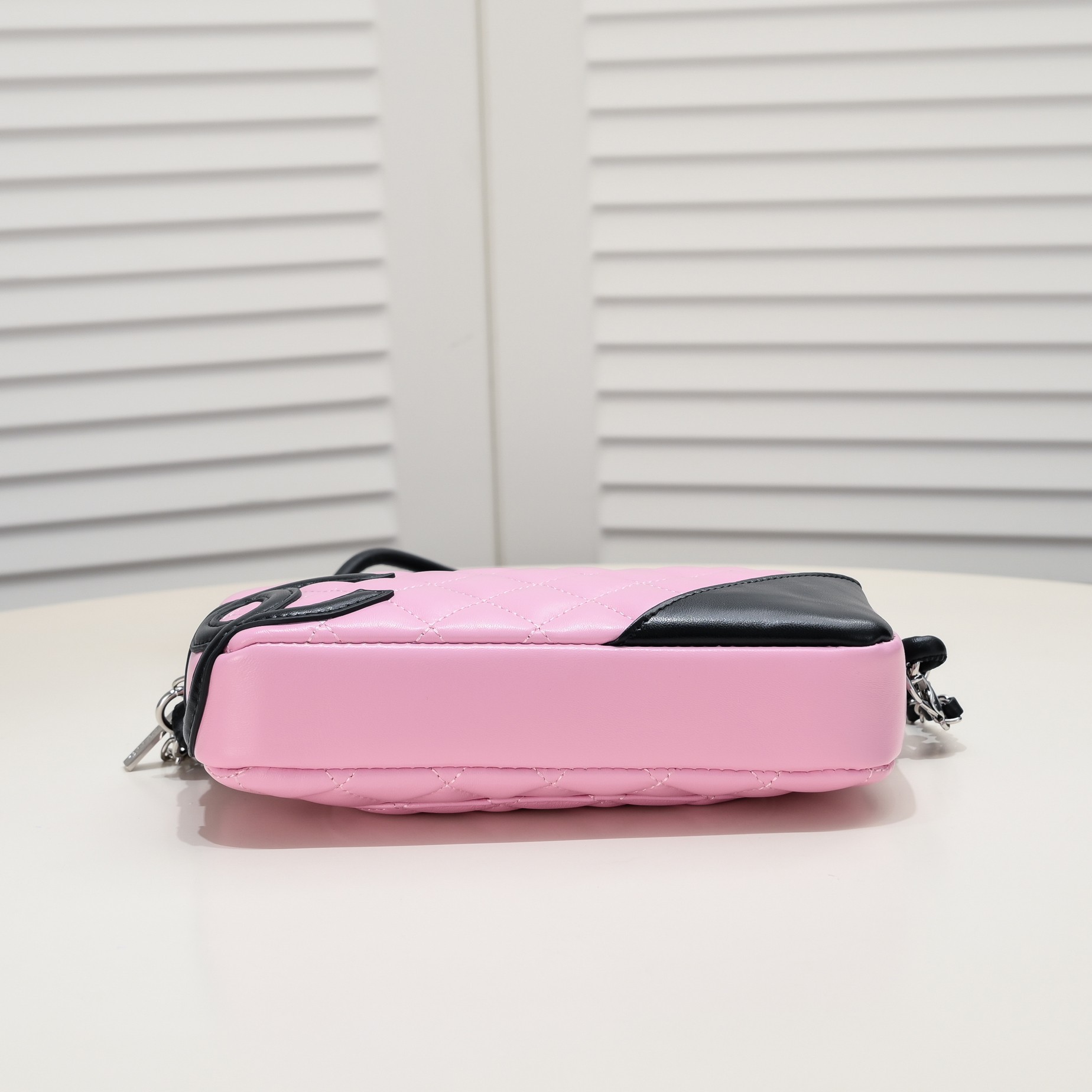 Chanel Ligne Cambon Bowling Bag Small Shoulder Bag Handbag