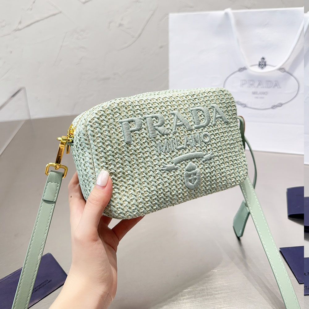 Prada Crochet Camera Bag Shoulder Bag  (Replica)