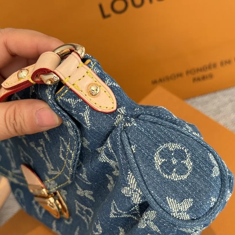 Louis Vuitton LV Denim Shoulder Bag Handbag (Replica)