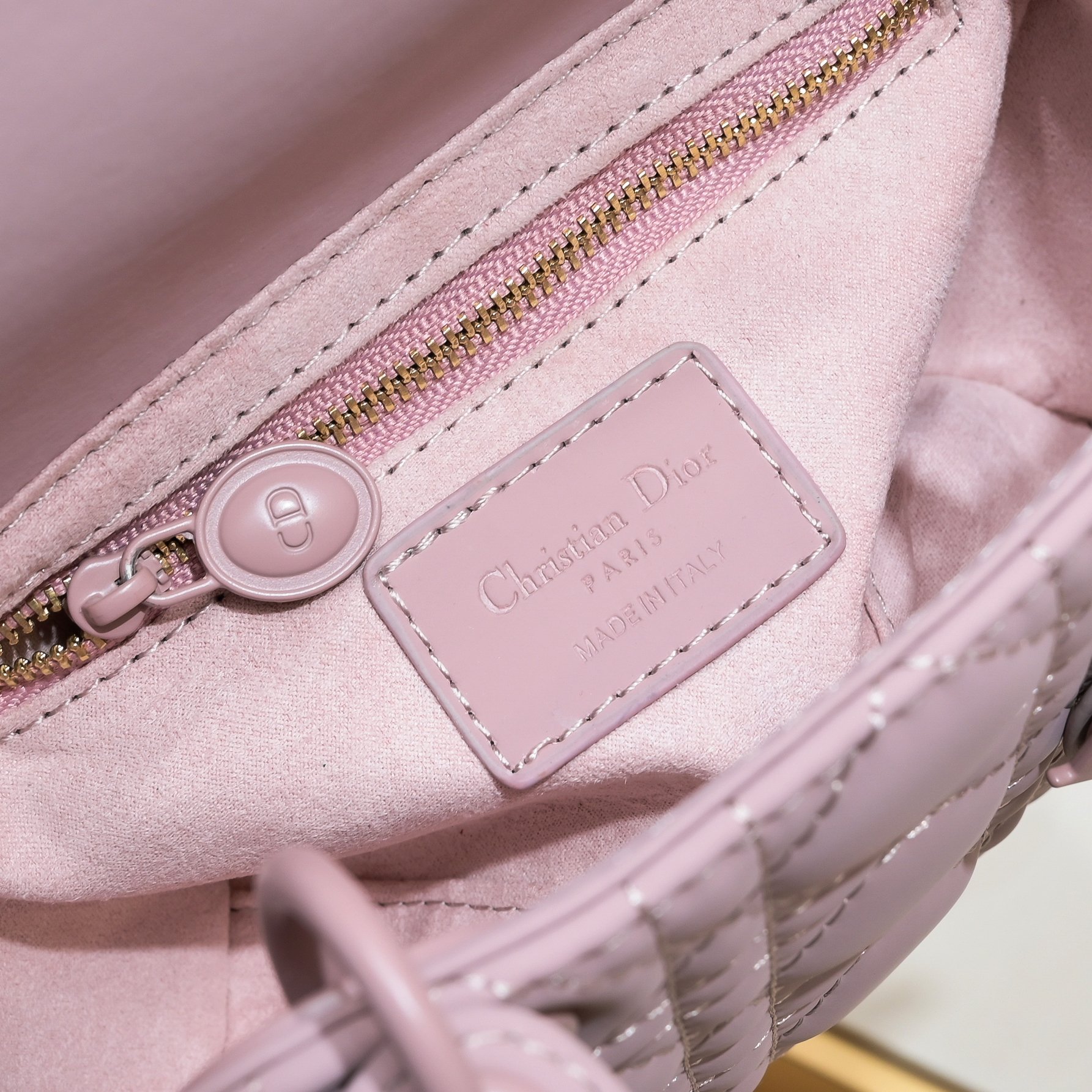 Mini Lady Dior Bag Purple Matte 2022 LM051 17cm