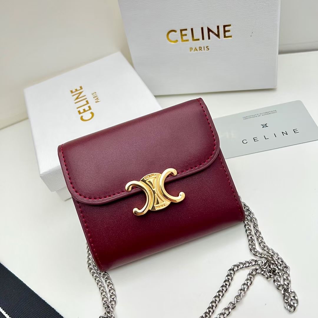 Celine TRIOMPHE Wallet 10783 LM57 11cm