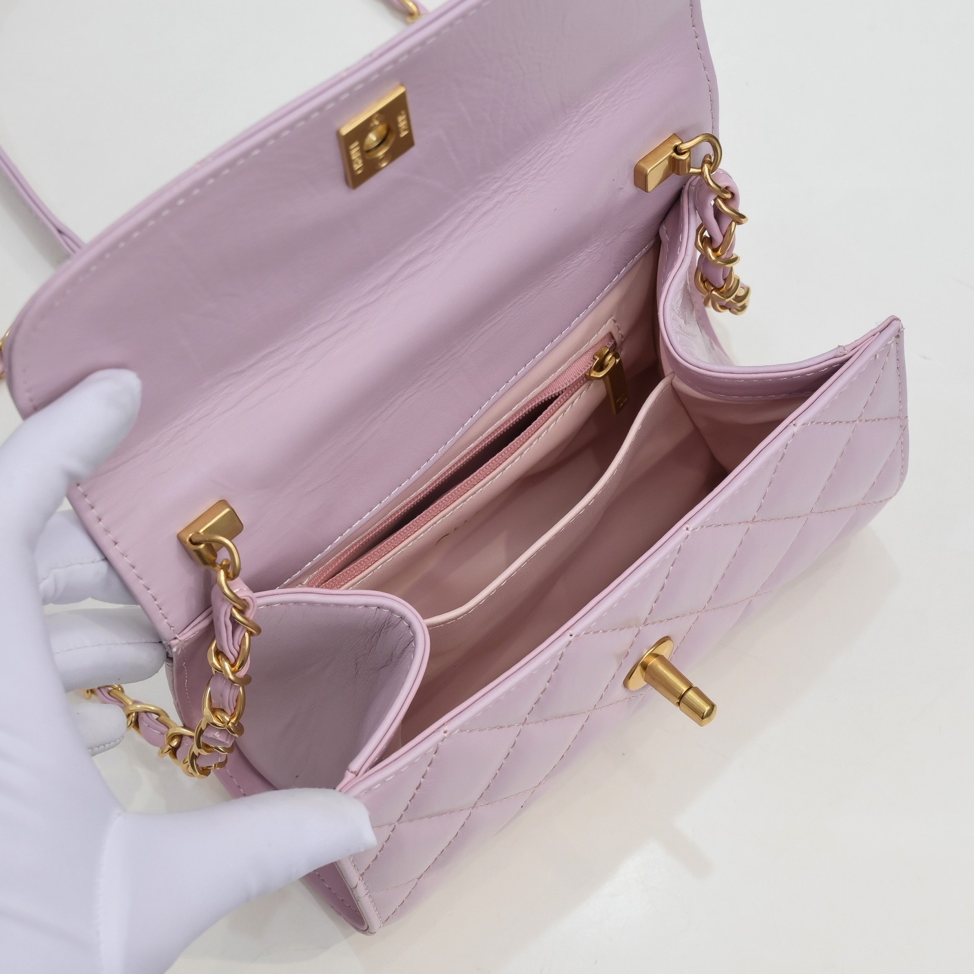 Chanel Handle Double C  Shoulder Bag Handbag