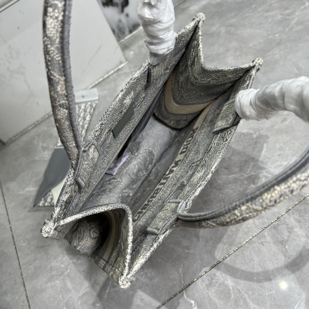 10A + top quality Small Dior Book Tote 0175 XB012 26cm