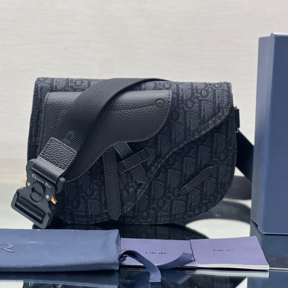 DIOR Saddle  Embroidery Crossbody Bag (Replica)