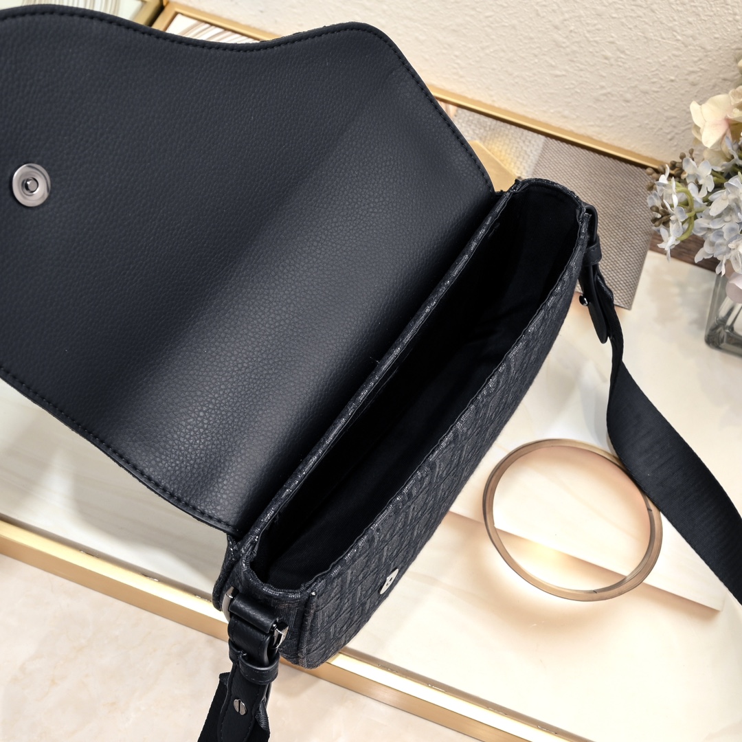 Dior Saddle Messenger Bag Oblique Shoulder Bag Handbag