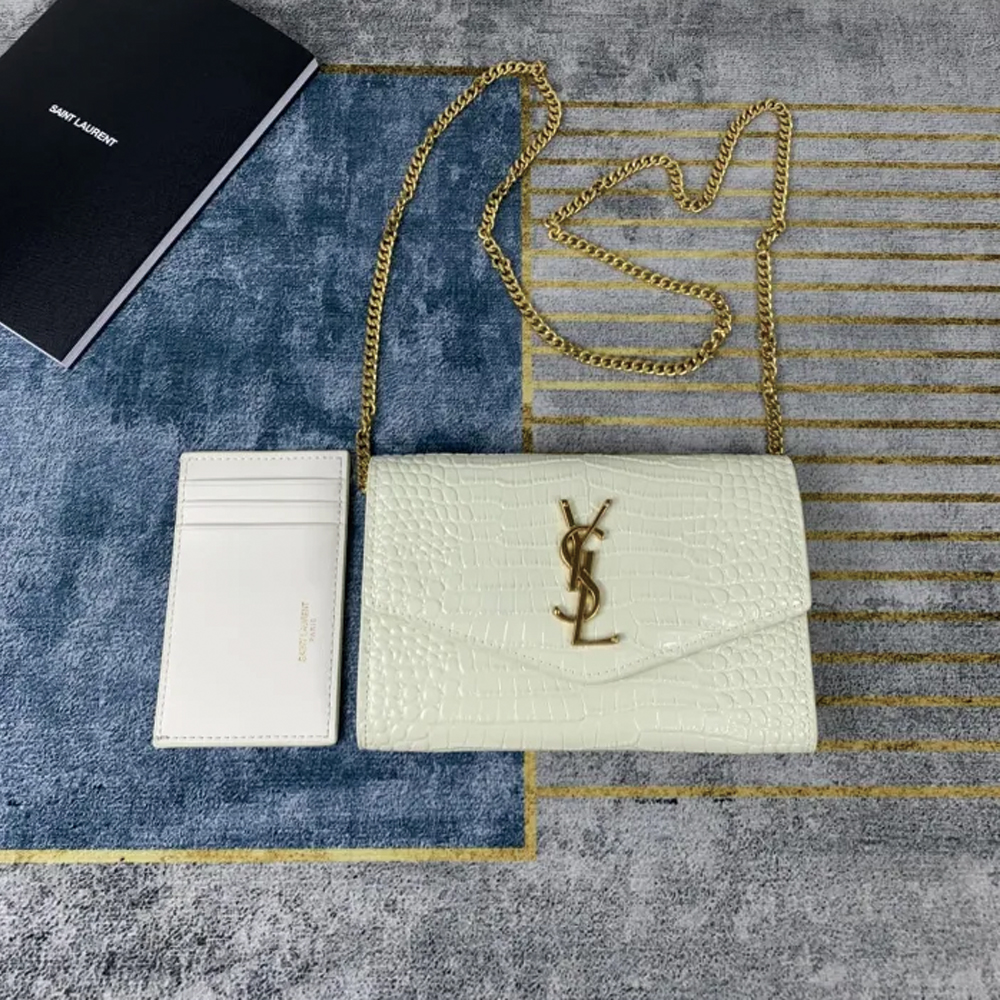 YSL Uptown Chain Wallet 6077881 LM011 19cm