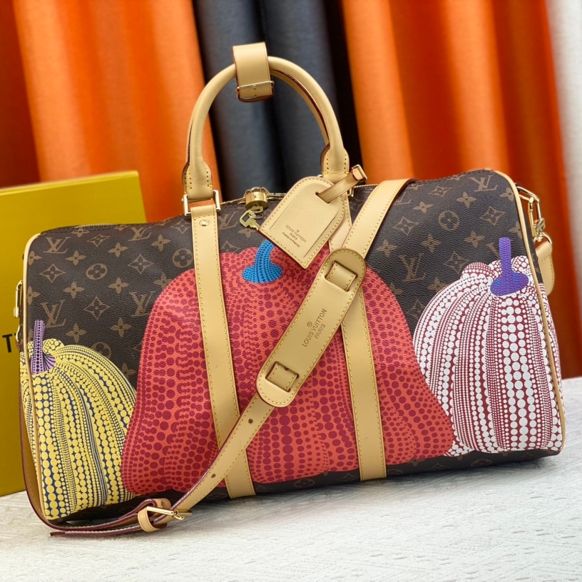Louis Vuitton LV x YK KEEPALL 45  travel bag  M46441