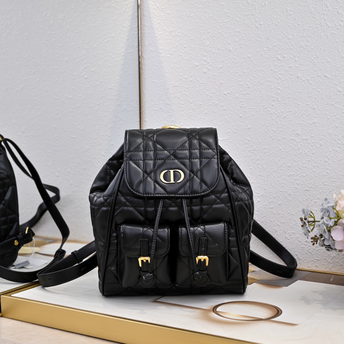 Dior Caro Backpack 6301 LM022 23cm