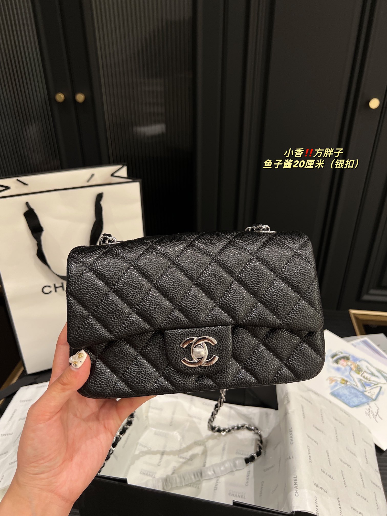 Chanel Shoulder Bag 017 DB071 20cm