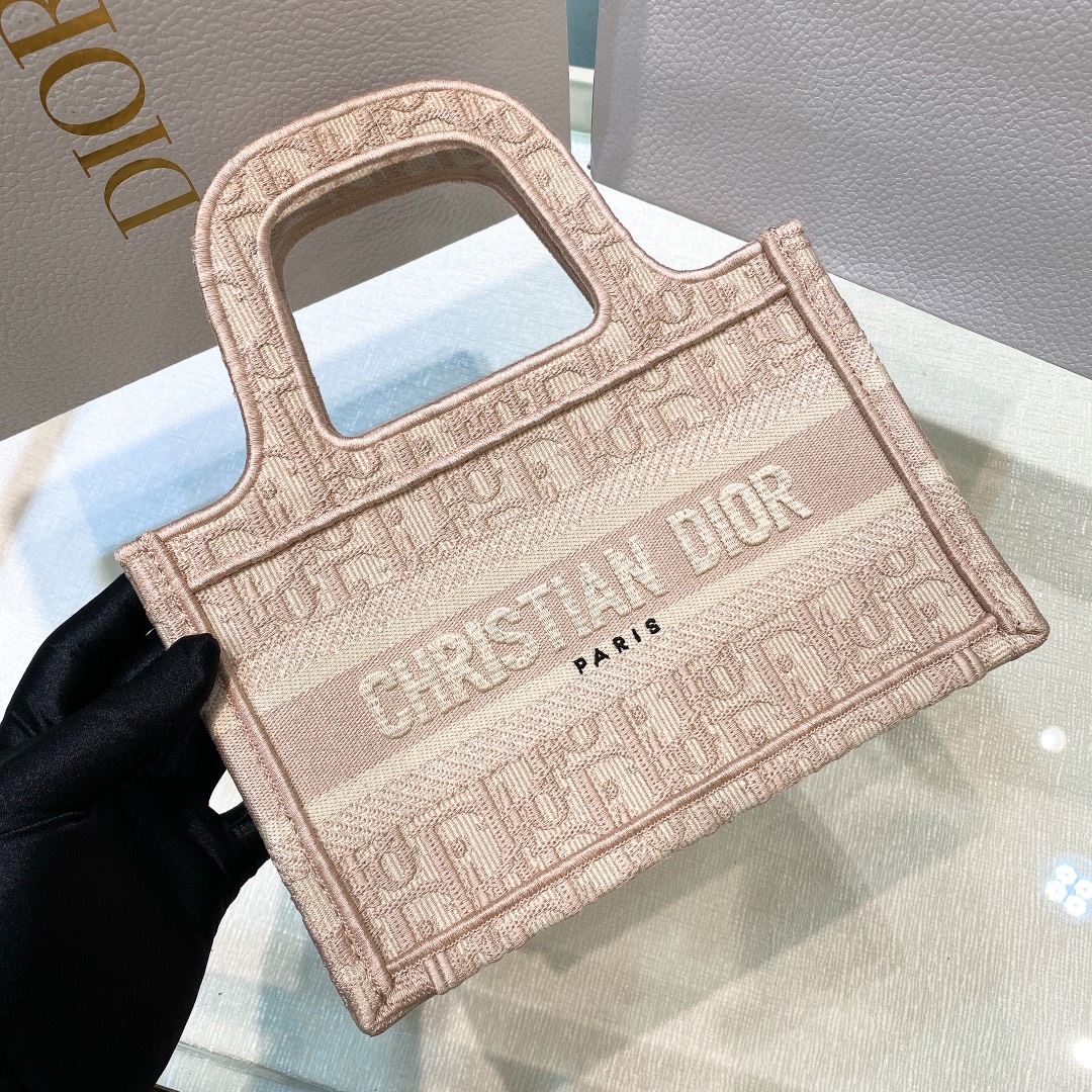 10A + top quality Mini Dior Book Tote 5475 DLAM041 22.5cm