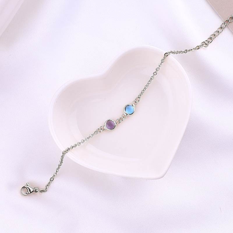 Personalized Birthstone Bracelet