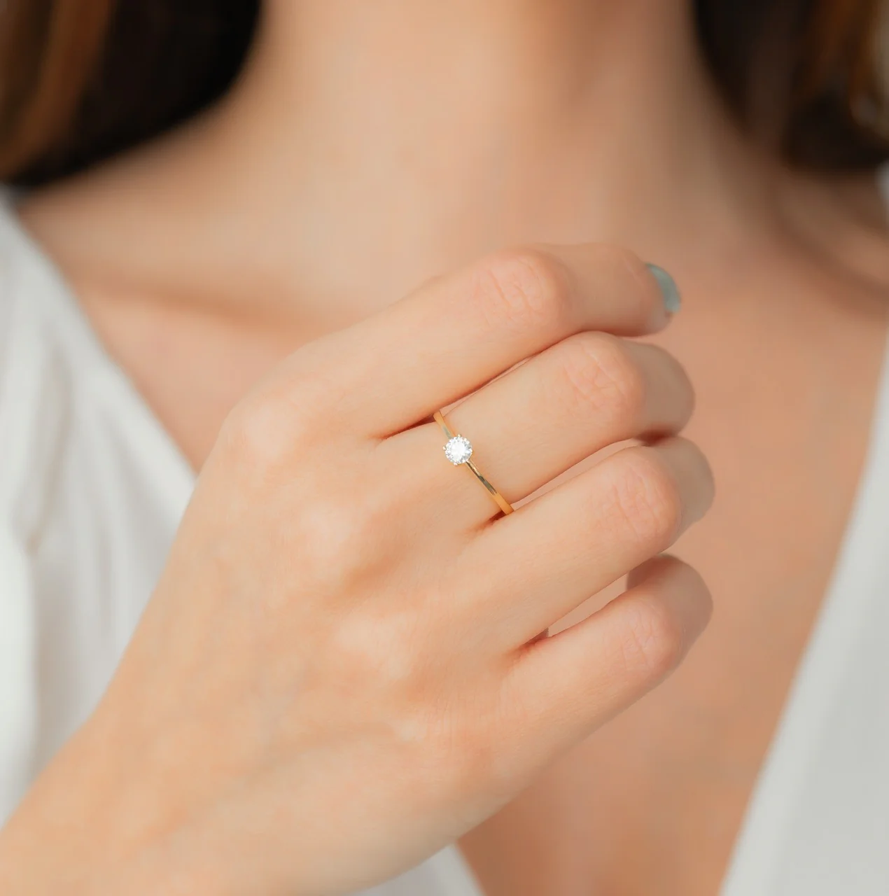 Solitaire Diamond Ring