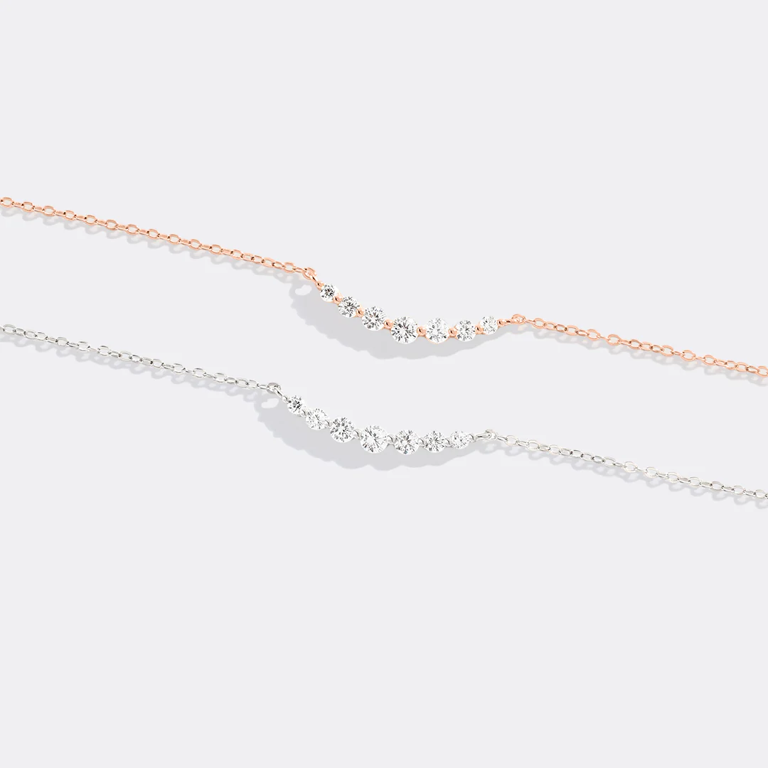 Classic Arc Diamond Necklace