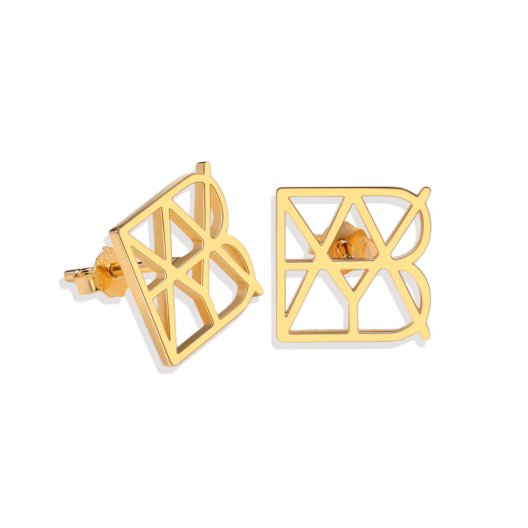 Monogram Name Earrings