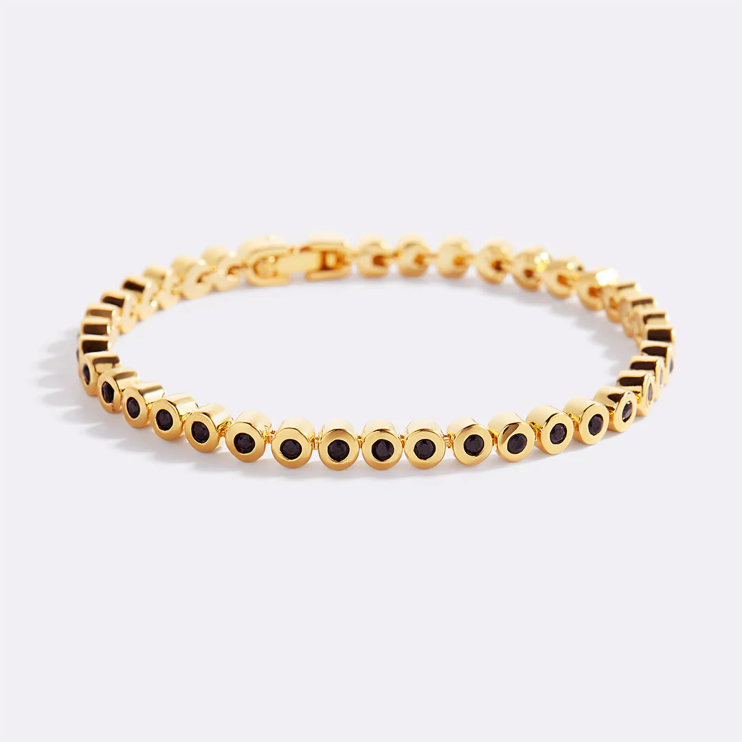 Black Gemstone Bracelet