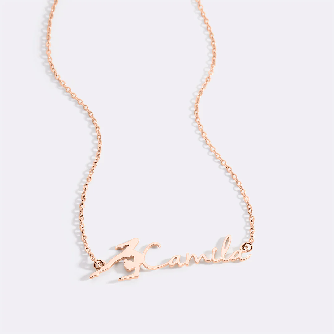 Personalized Gymnastics Necklace