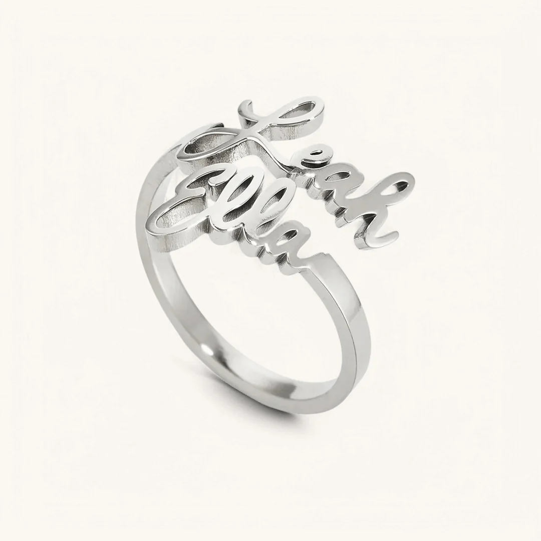 Double Name Ring