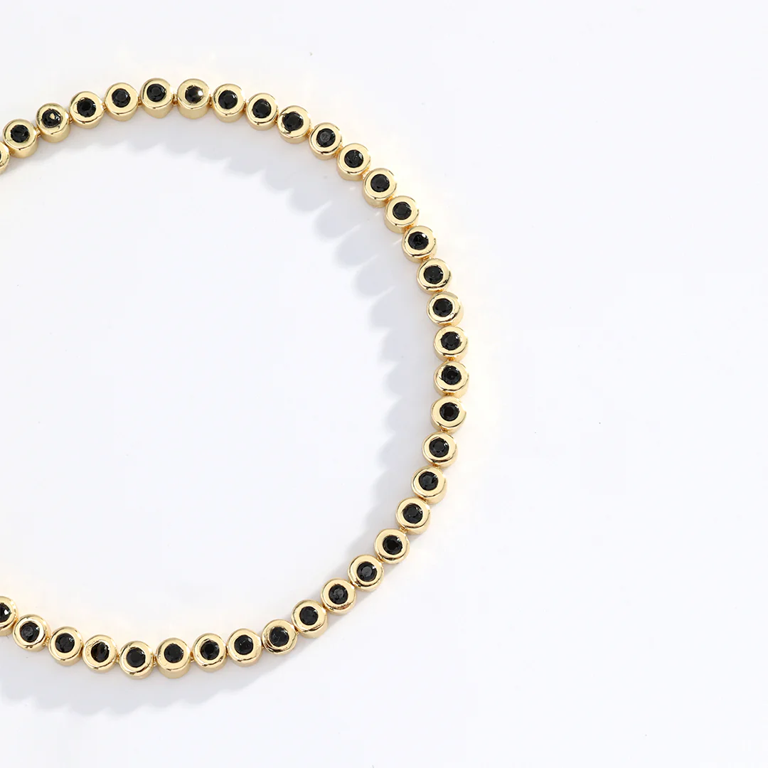 Black Gemstone Bracelet