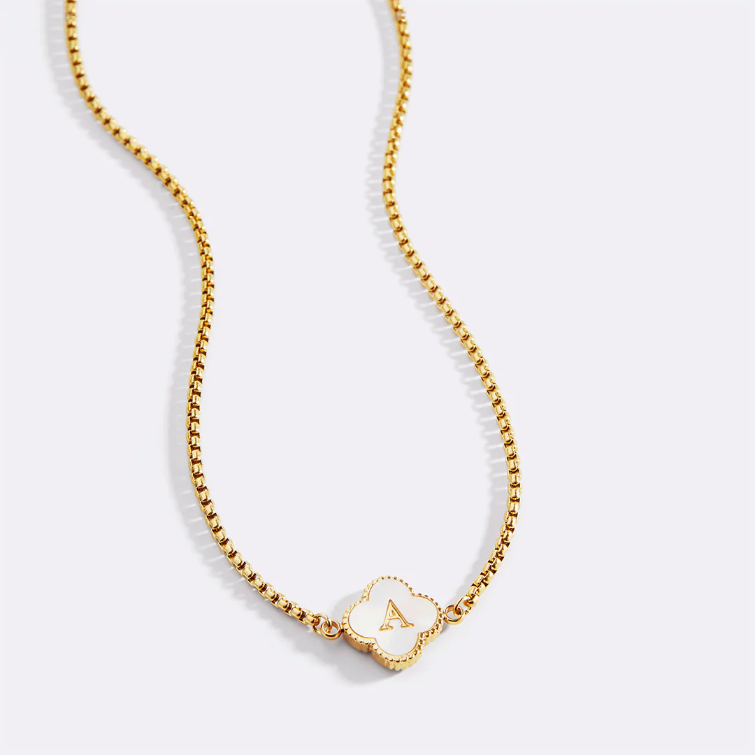Clover Custom Name Necklace