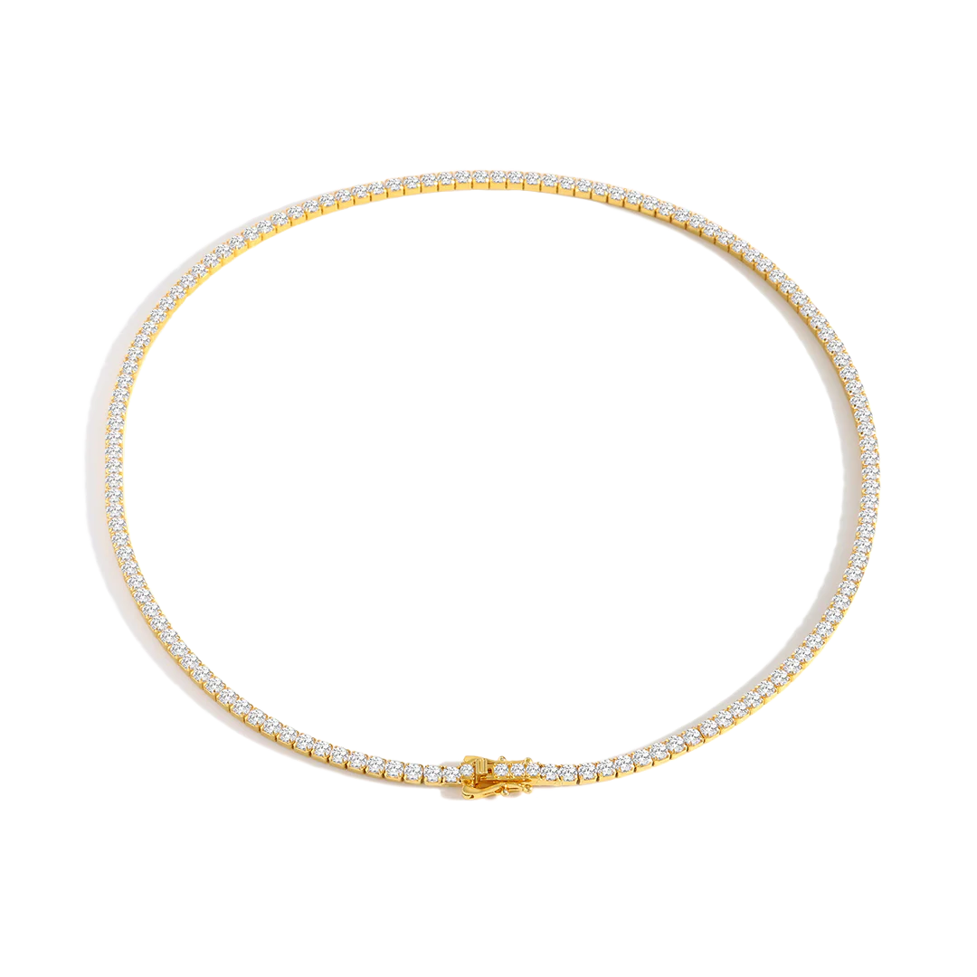 3mm Tennis Necklace