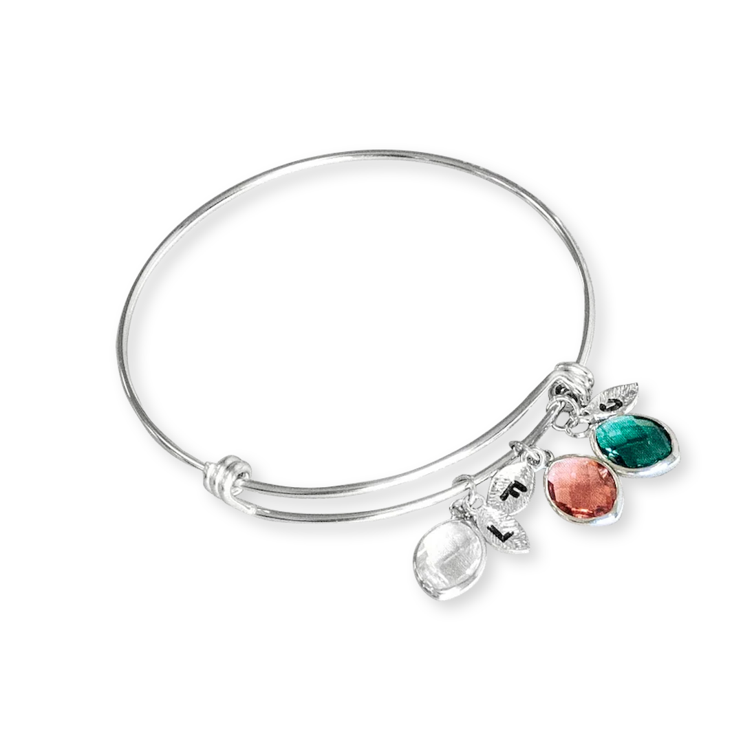 Birthstone Family Charm Bracelet