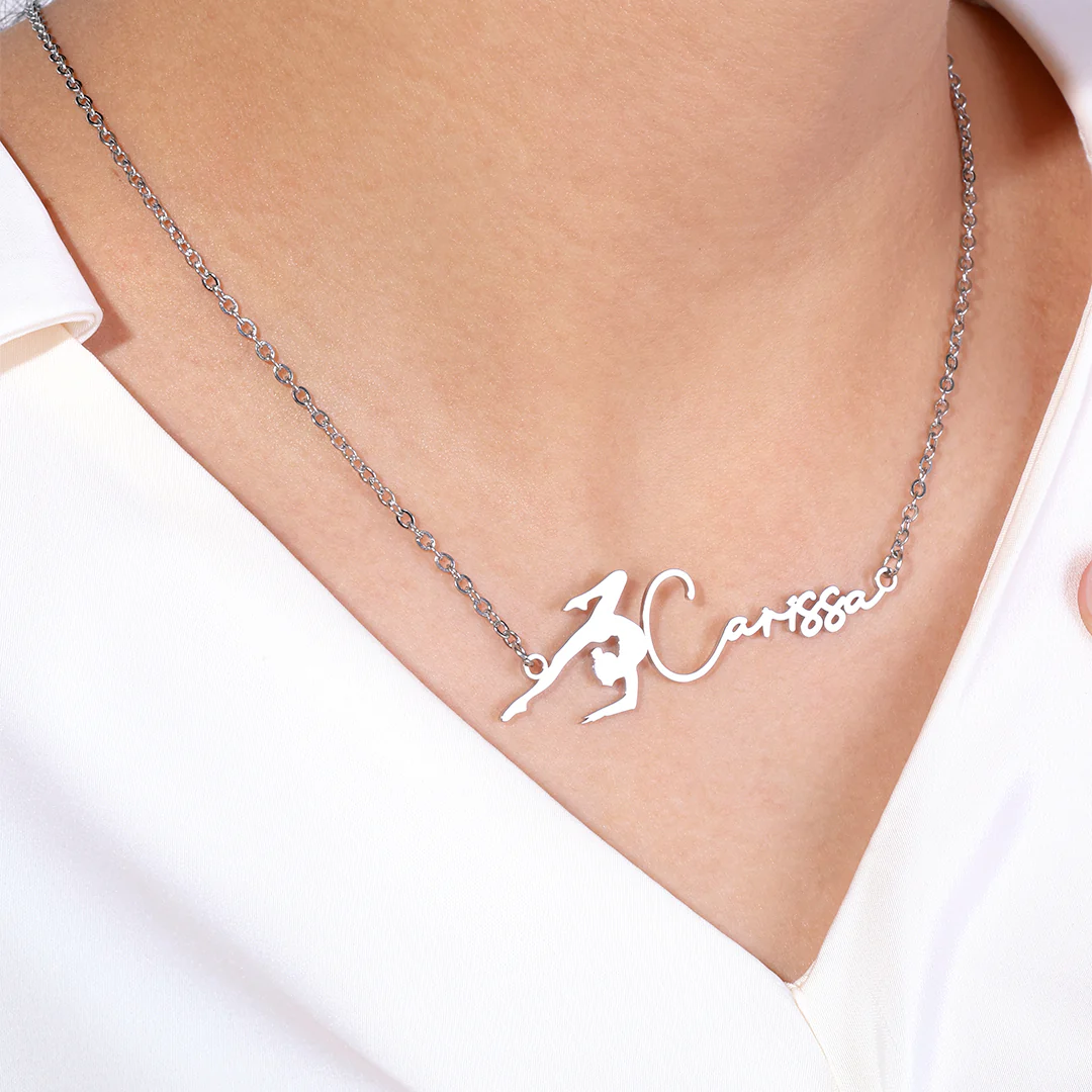 Personalized Gymnastics Necklace
