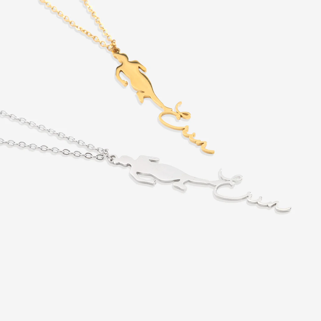 Runner Name Necklace