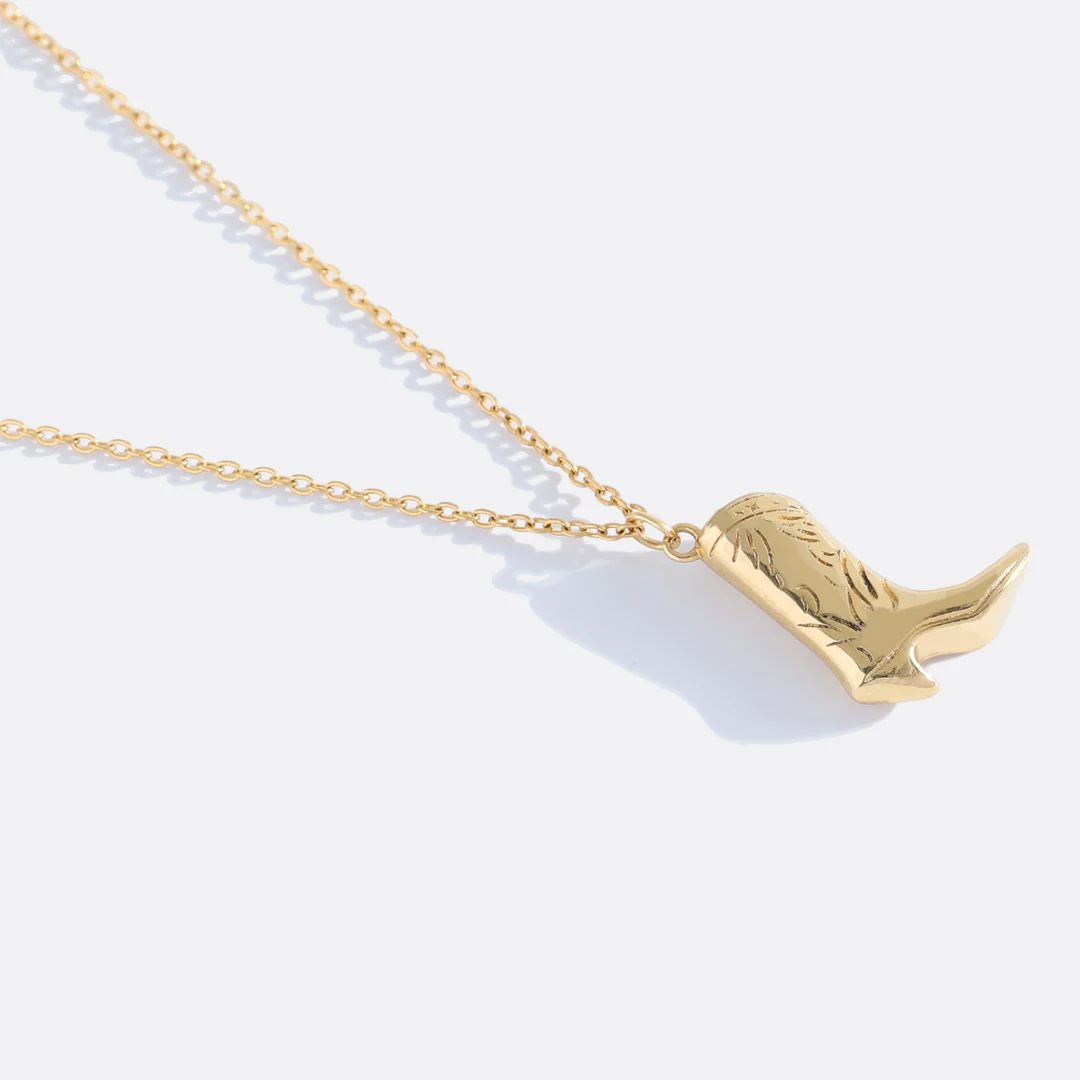 Cowboy Boot Necklace